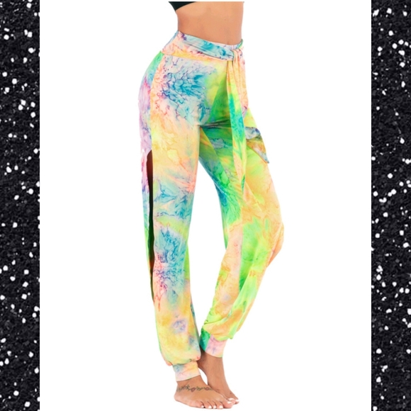 ‼️CLEARANCE PRICE FIRM‼️HPx3⭐🎉Tye Dye Pants🎉⭐ - Picture 3 of 5
